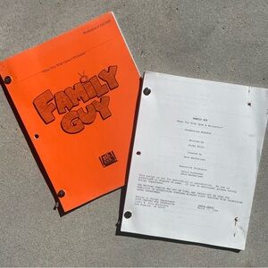 Family Guy SET 1999 When You Wish Upon A Weinstein Production Used Draft Scripts